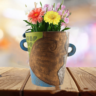 Maceta Decorativa Cómica para Jardín y Patio - Image 11