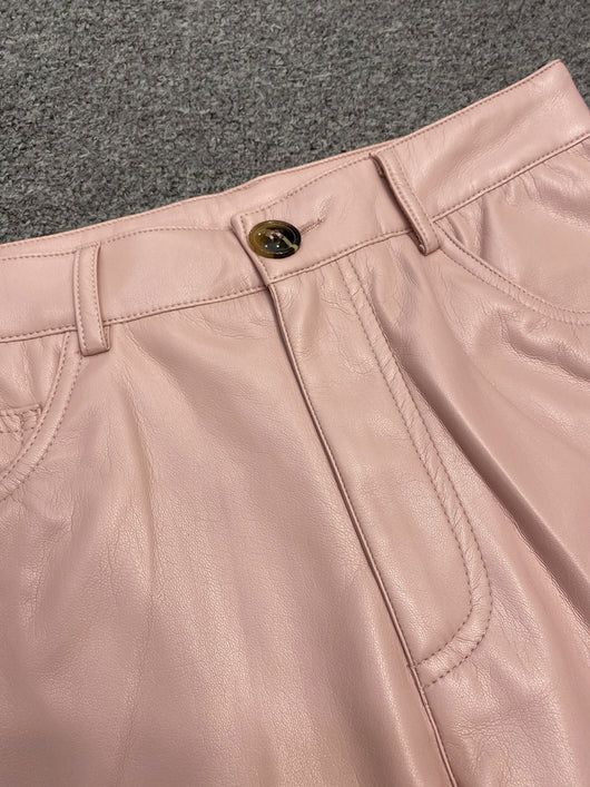 Shorts de Cuero Talle Alto para Mujer - Diseño Casual y Versátil - Image 21