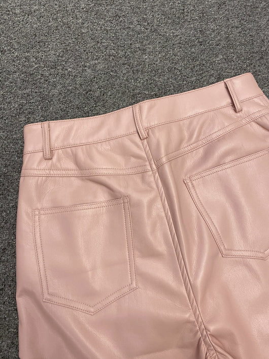 Shorts de Cuero Talle Alto para Mujer - Diseño Casual y Versátil - Image 23
