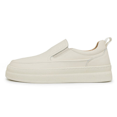 Zapatos Casuales de Cuero para Hombre con Plataforma y Diseño Slip-on - Image 21