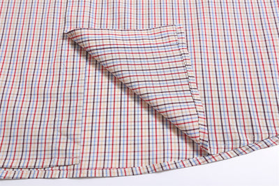 Camisa Cuadros Suelta Manga Corta para Hombre - Image 15