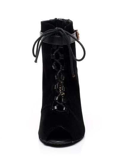 Botas Negras para Mujer con Tacón Medio y Bajo - Image 13