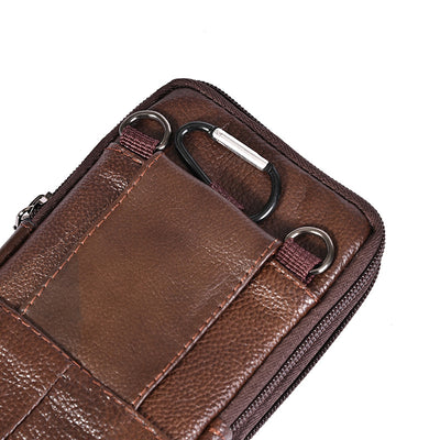 Bolsa de Cintura de Cuero Multifuncional para Hombre - Estilo Outdoor - Image 32