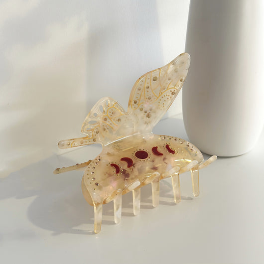 Prendedor de Cabello Mariposa Cristal Luxury Oversized - Image 11