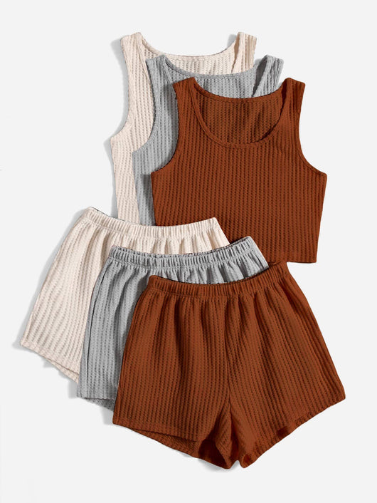 Conjunto de Verano Casual: Shorts y Chaleco de Dos Piezas - Image 14