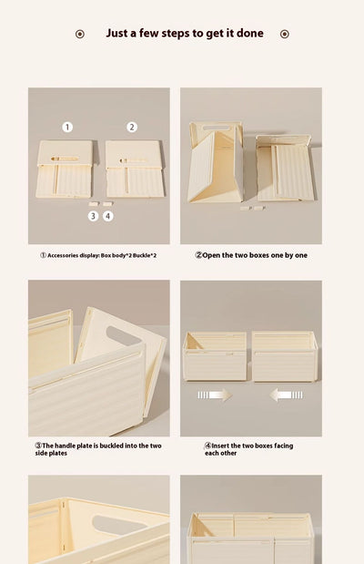 Caja Organizadora de Ropa y Accesorios con Compartimentos - Image 24