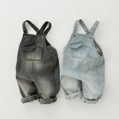 Jeans Retro de Una Pieza para Niños y Niñas - Comodidad Casual - Image 14