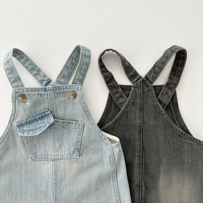 Jeans Retro de Una Pieza para Niños y Niñas - Comodidad Casual - Image 22