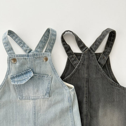 Jeans Retro de Una Pieza para Niños y Niñas - Comodidad Casual - Image 22