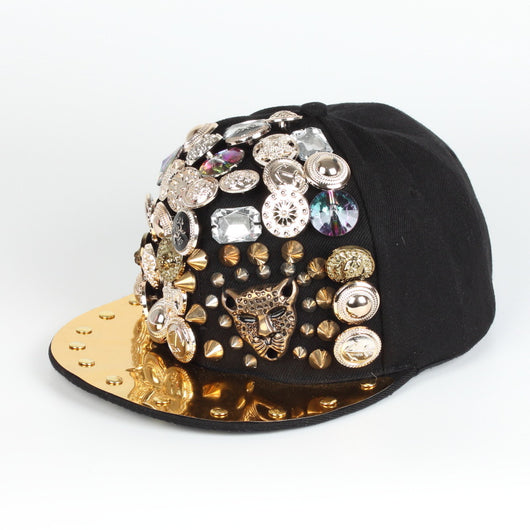 Gorra de Béisbol Calavera Leopardo con Remaches para Hombre y Mujer - Image 26