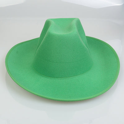 Sombrero Vaquero Occidental de Lana Premium con Ala Ancha - Image 13