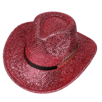 Sombrero Vaquero Fluorescente de Ala Ancha para Fiestas y Baile - Image 18