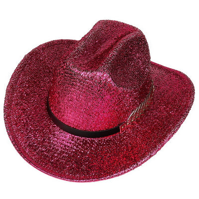 Sombrero Vaquero Fluorescente de Ala Ancha para Fiestas y Baile - Image 19