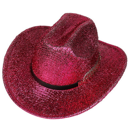 Sombrero Vaquero Fluorescente de Ala Ancha para Fiestas y Baile - Image 19