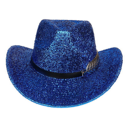 Sombrero Vaquero Fluorescente de Ala Ancha para Fiestas y Baile - Image 40