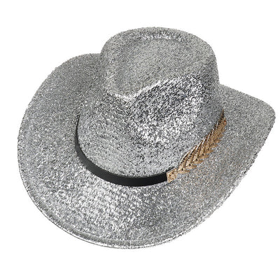 Sombrero Vaquero Fluorescente de Ala Ancha para Fiestas y Baile - Image 42