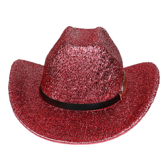 Sombrero Vaquero Fluorescente de Ala Ancha para Fiestas y Baile - Image 43
