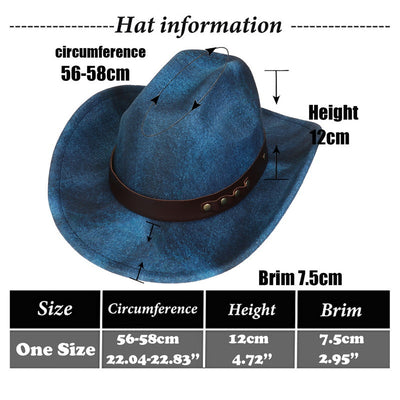 Sombrero Vaquero Fieltro Premium - Estilo Retro Clásico con Protección Solar - Image 10