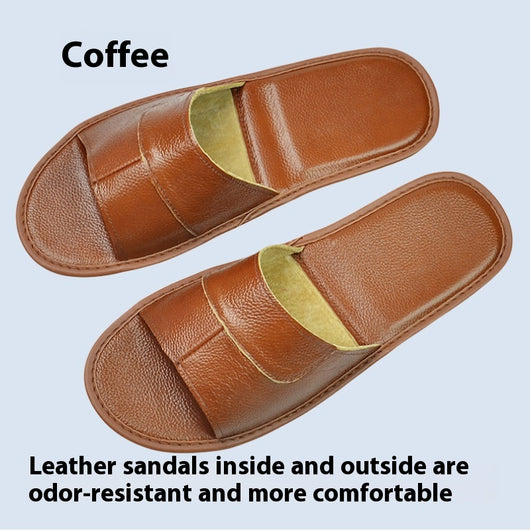 Sandalias de Cuero Premium con Suela Antideslizante para Casa - Image 25