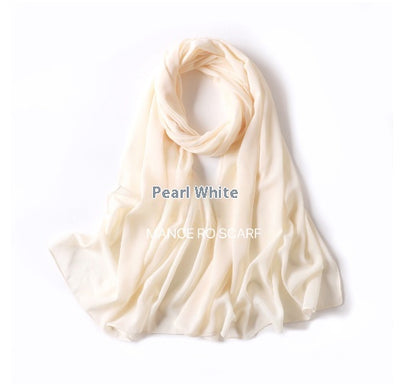 Pañuelo Chiffon Perla Multiuso - Velo Elegante para Cabello y Cuello - Image 104