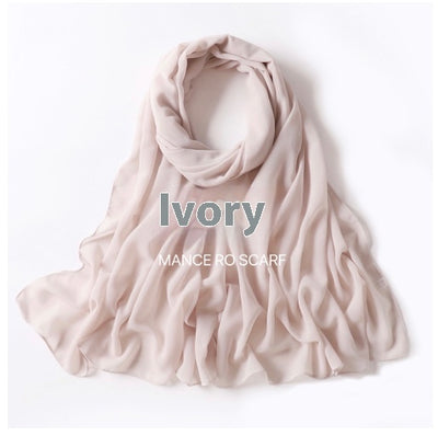 Pañuelo Chiffon Perla Multiuso - Velo Elegante para Cabello y Cuello - Image 106
