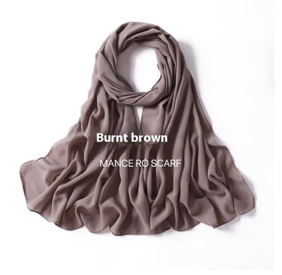 Pañuelo Chiffon Perla Multiuso - Velo Elegante para Cabello y Cuello - Image 107