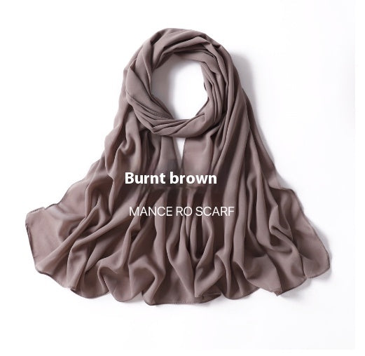 Pañuelo Chiffon Perla Multiuso - Velo Elegante para Cabello y Cuello - Image 107