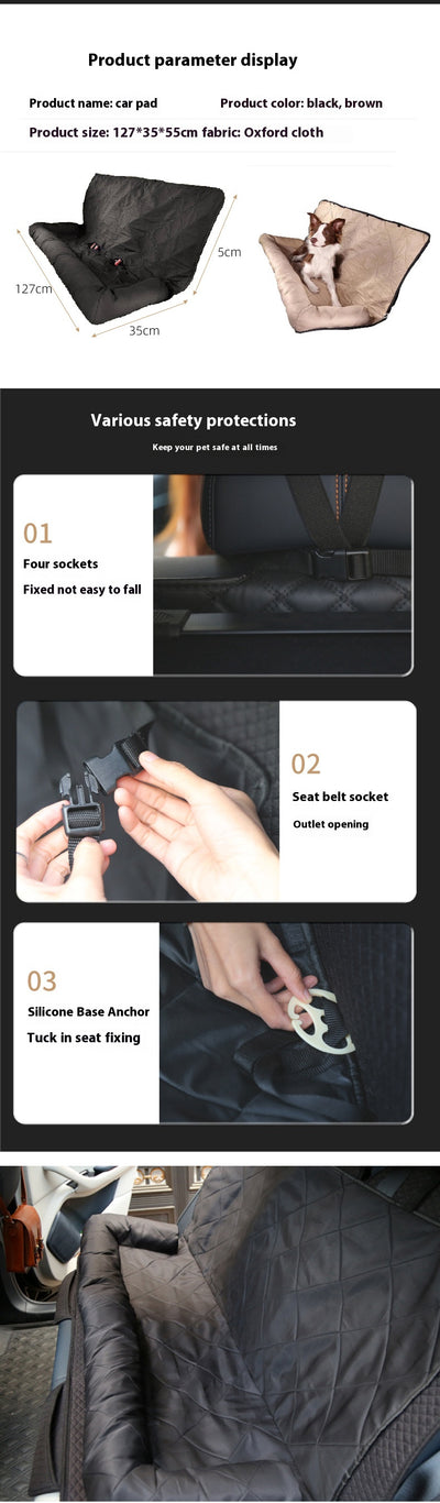 Protector de Asiento Trasero y Colchoneta para Mascotas - Image 13