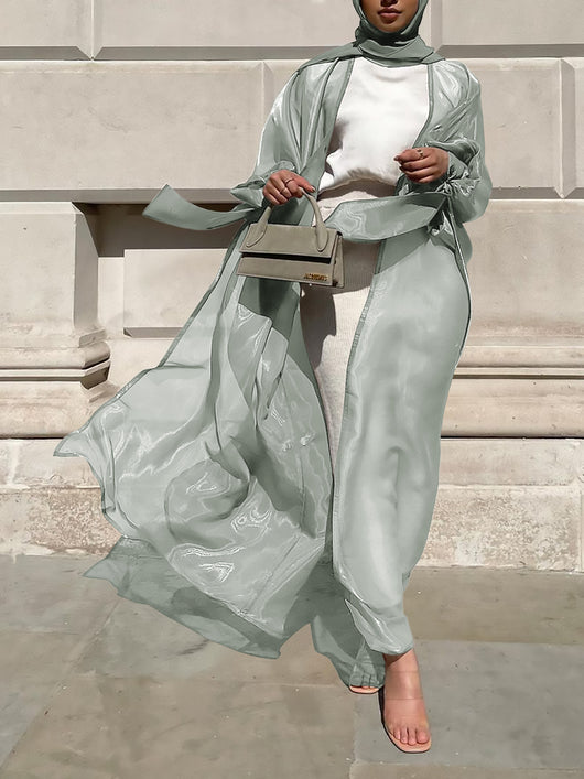 Cardigan Elegante con Mangas Abullonadas - Estilo Europeo Sofisticado - Image 23