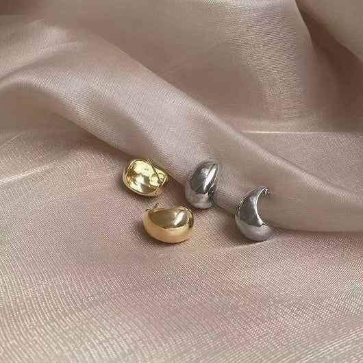 Aretes de Metal con Formas Irregulares - Image 9
