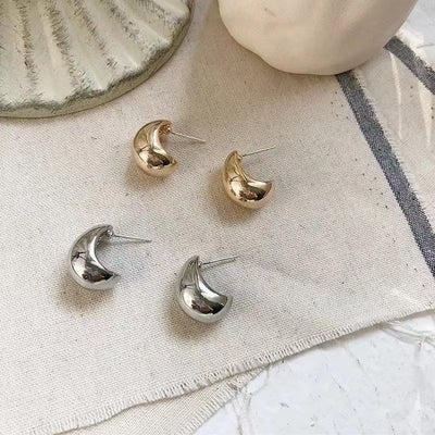 Aretes de Metal con Formas Irregulares - Image 12