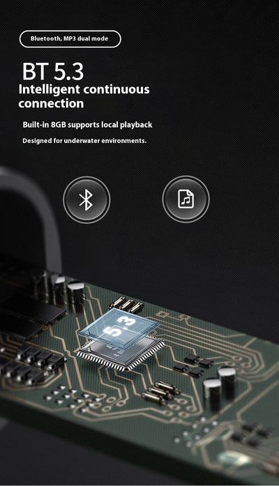 Auriculares de Conducción Ósea para Natación con Bluetooth y 8GB de Memoria - Image 20