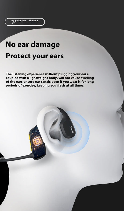 Auriculares de Conducción Ósea para Natación con Bluetooth y 8GB de Memoria - Image 24