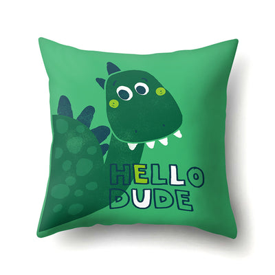Funda de Almohada Dinosaurio Estampado Simple Poliéster - Image 21