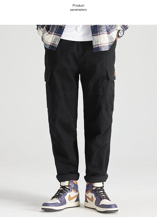 Overol Holgado Casual para Hombre con Bolsillos Amplios - Image 31