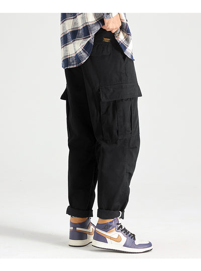 Overol Holgado Casual para Hombre con Bolsillos Amplios - Image 32