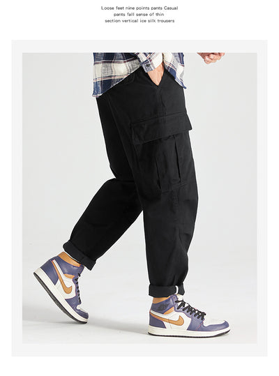 Overol Holgado Casual para Hombre con Bolsillos Amplios - Image 33