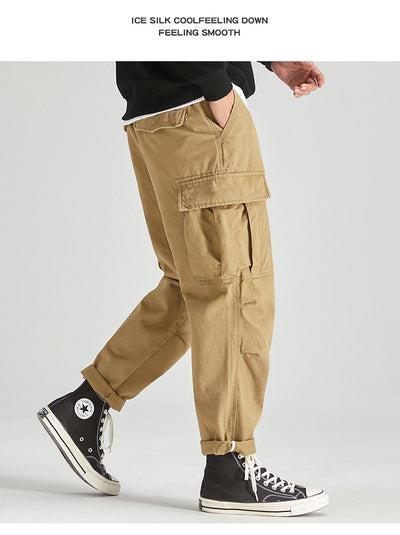 Overol Holgado Casual para Hombre con Bolsillos Amplios - Image 37