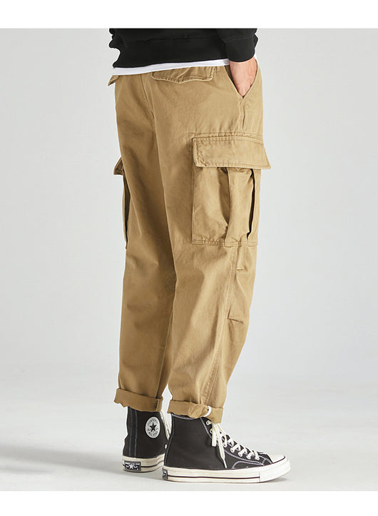 Overol Holgado Casual para Hombre con Bolsillos Amplios - Image 38