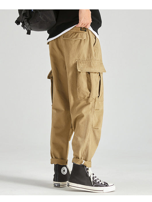Overol Holgado Casual para Hombre con Bolsillos Amplios - Image 39