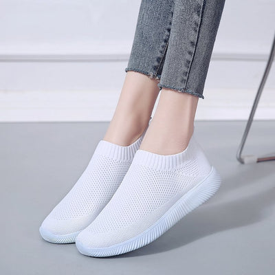 Zapatos Deportivos Tejidos para Mujer con Tela Elástica Transpirable - Image 21