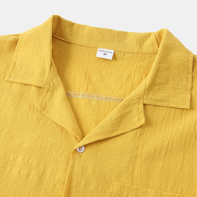 Camisa de Verano en Algodón y Lino para Hombre - Image 16