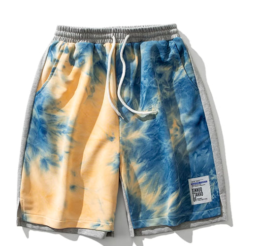 Shorts Tie-Dye Hombre Verano Cordón Ajustable Diseño Trendy - Image 12