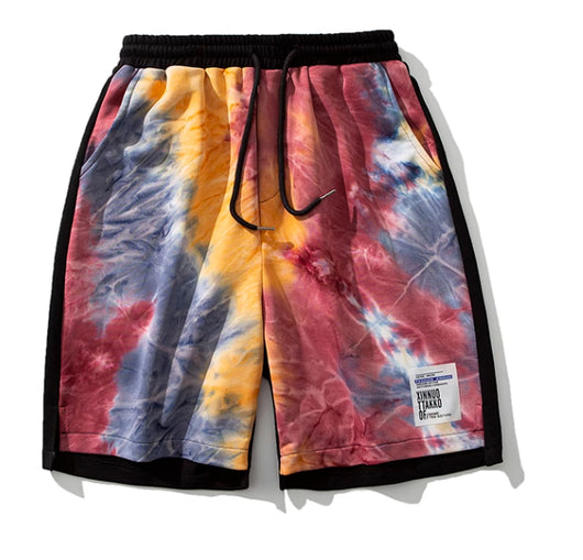 Shorts Tie-Dye Hombre Verano Cordón Ajustable Diseño Trendy - Image 14
