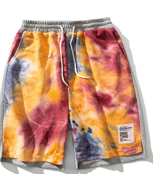Shorts Tie-Dye Hombre Verano Cordón Ajustable Diseño Trendy - Image 18