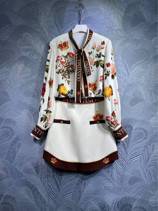 Vestido Camisero Estampado de Manga Larga - Conjunto Versátil - Image 13
