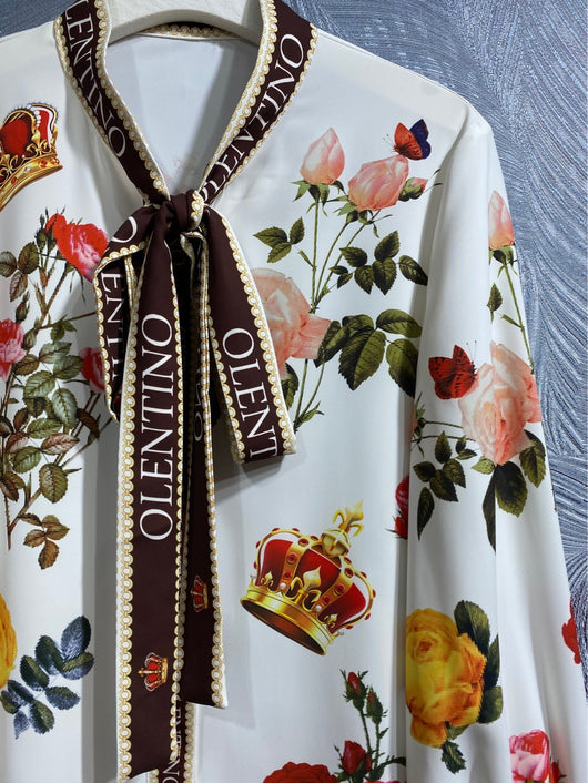 Vestido Camisero Estampado de Manga Larga - Conjunto Versátil - Image 18