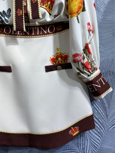 Vestido Camisero Estampado de Manga Larga - Conjunto Versátil - Image 22