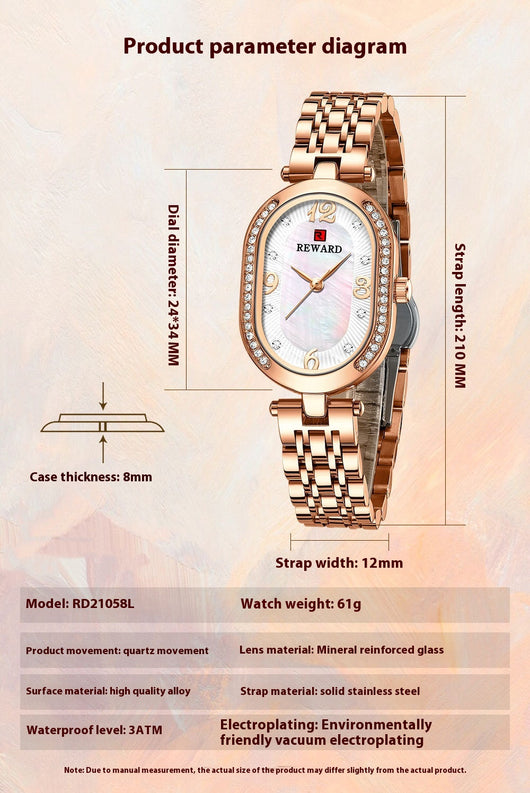 Reloj Elegante para Mujer con Diamantes - Image 18
