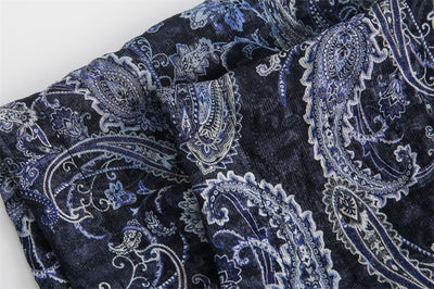 Camisa Casual de Manga Corta con Estampado Paisley para Hombre - Image 15
